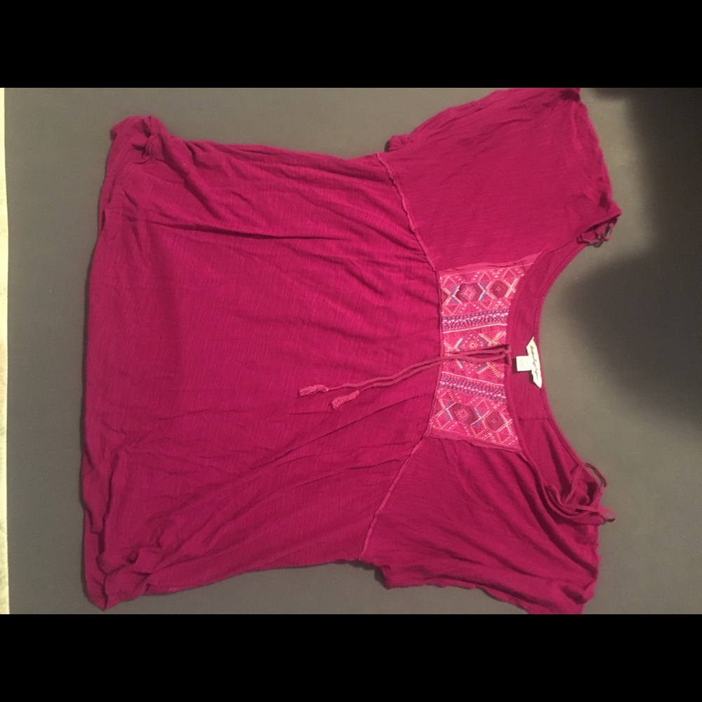 AE embroidered top
